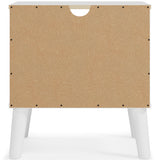 Piperton Twin Tent Bed with Dresser and 2 Nightstands in Two-tone Brown/White from Ashley - Luna Furniture