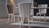 Plaza Ivory Dining Chair, Set of 2 from Bellona - Luna Furniture
