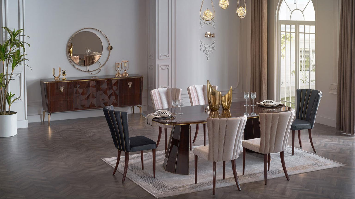 Plaza Lara Cream Dining Chair, Set of 2 from Bellona - Luna Furniture