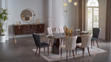 Plaza Lara Cream Dining Chair, Set of 2 from Bellona - Luna Furniture