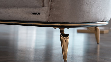 Plaza Lara Cream Accent Chair from Bellona - Luna Furniture