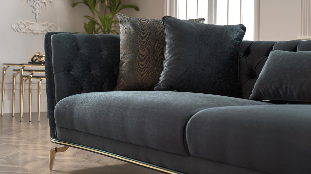 Plaza Lara Green Living Room Set from Bellona - Luna Furniture