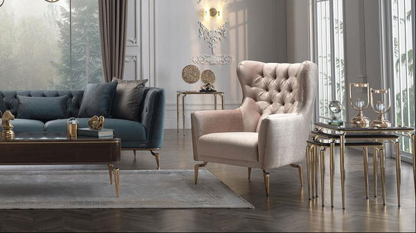 Plaza Lara Green Accent Chair