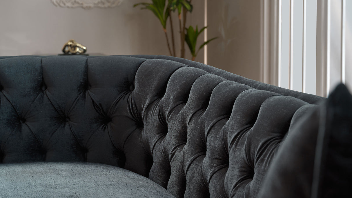 Plaza Lara Green Sofa from Bellona - Luna Furniture