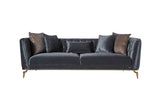 Plaza Lara Green Sofa from Bellona - Luna Furniture