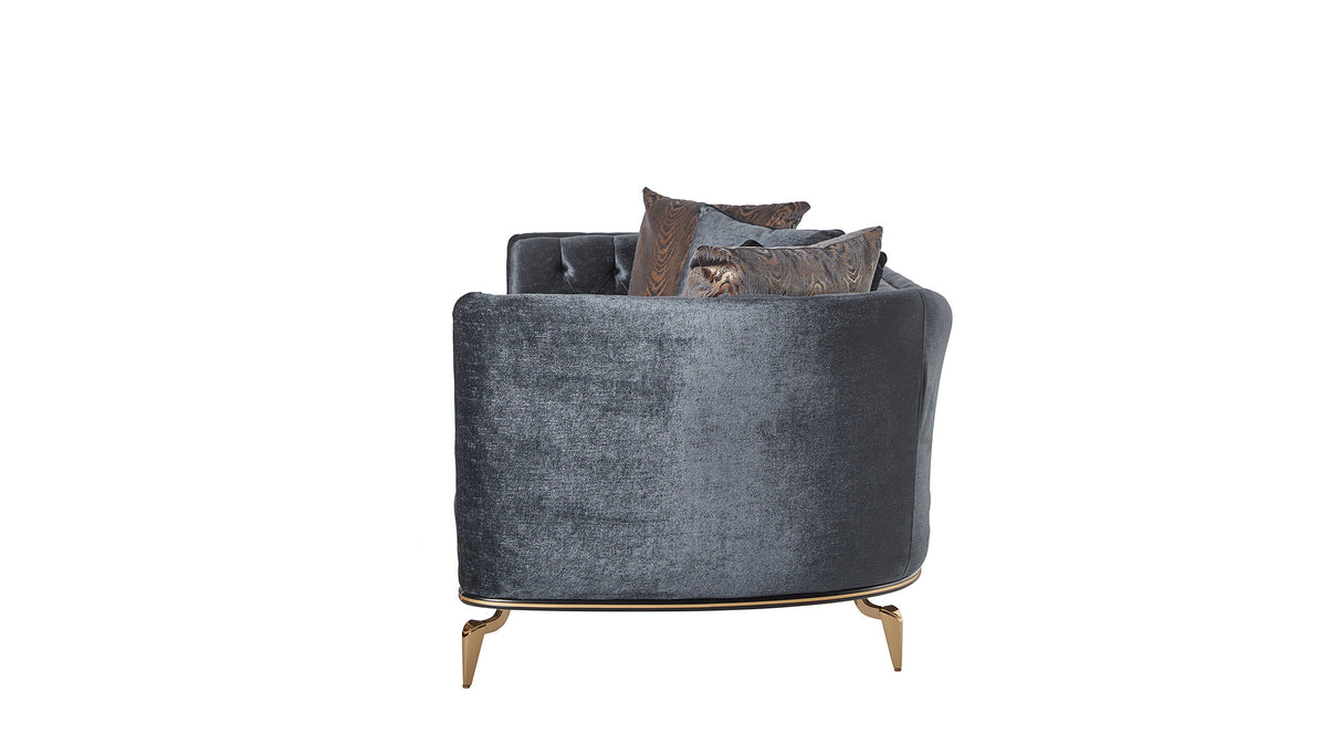 Plaza Lara Green Sofa from Bellona - Luna Furniture