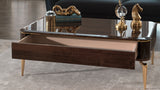Plaza Walnut Coffee Table from Bellona - Luna Furniture