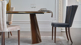 Plaza Walnut Dining Table from Bellona - Luna Furniture