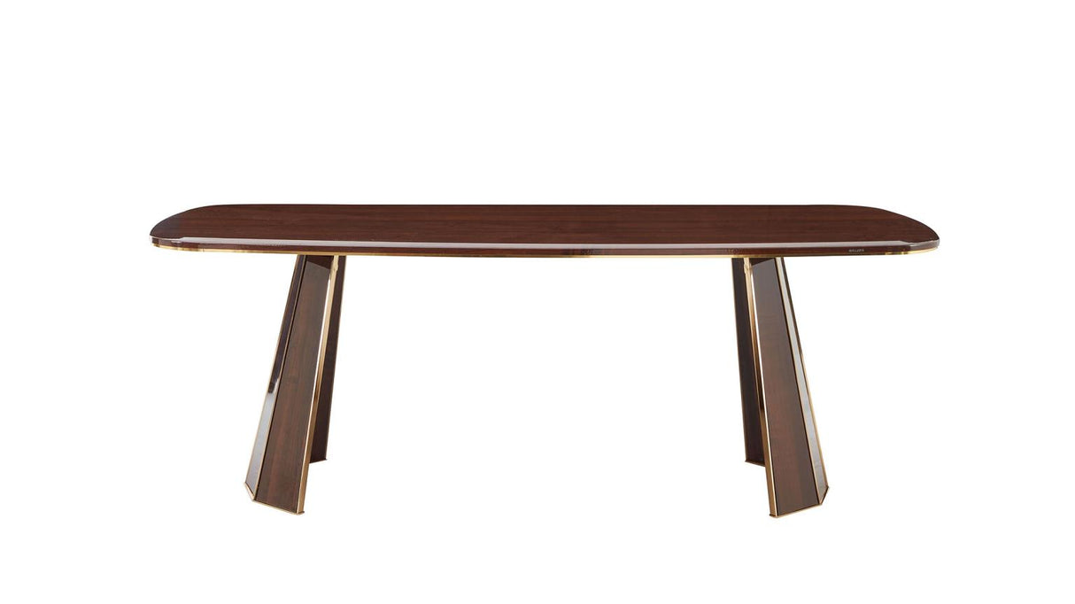 Plaza Walnut Dining Table from Bellona - Luna Furniture