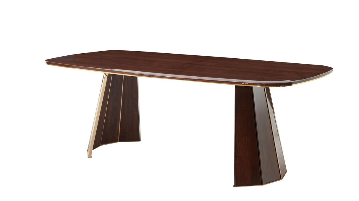 Plaza Walnut Dining Table from Bellona - Luna Furniture