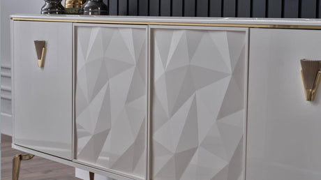 Plaza Ivory Buffet Mirror (Mirror Only) from Bellona - Luna Furniture