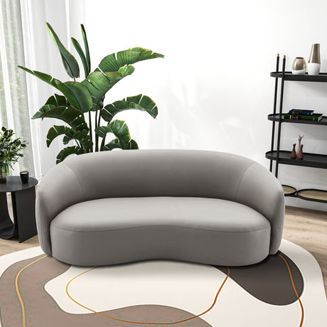 Porter Gray Vegan Leather Sofa from Midinmod - Luna Furniture