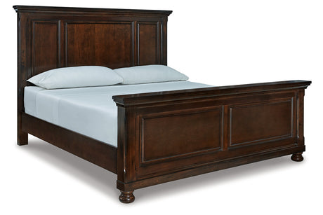 Porter Rustic Brown California King Panel Bed from Ashley - Luna Furniture