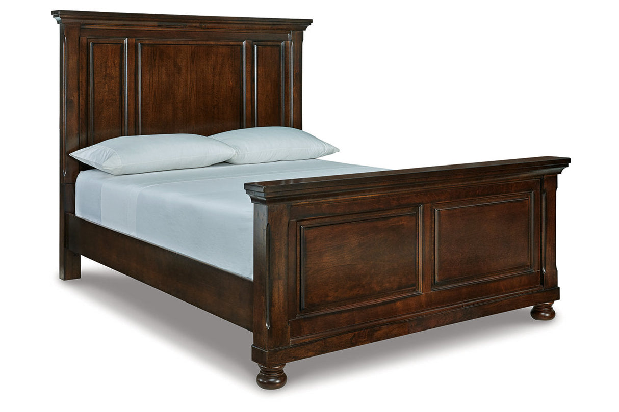 Porter Rustic Brown Queen Panel Bed from Ashley - Luna Furniture