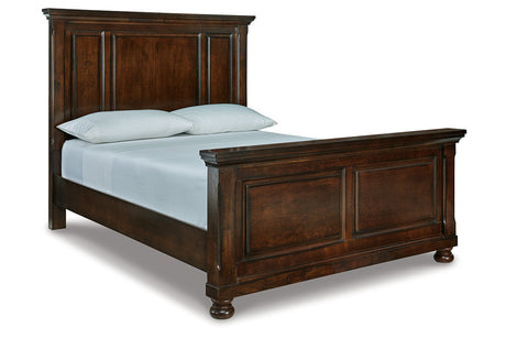 Porter Rustic Brown Queen Panel Bed from Ashley - Luna Furniture
