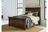 Porter Rustic Brown Queen Panel Bed from Ashley - Luna Furniture
