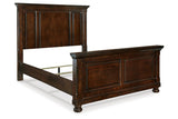 Porter Rustic Brown Queen Panel Bed from Ashley - Luna Furniture