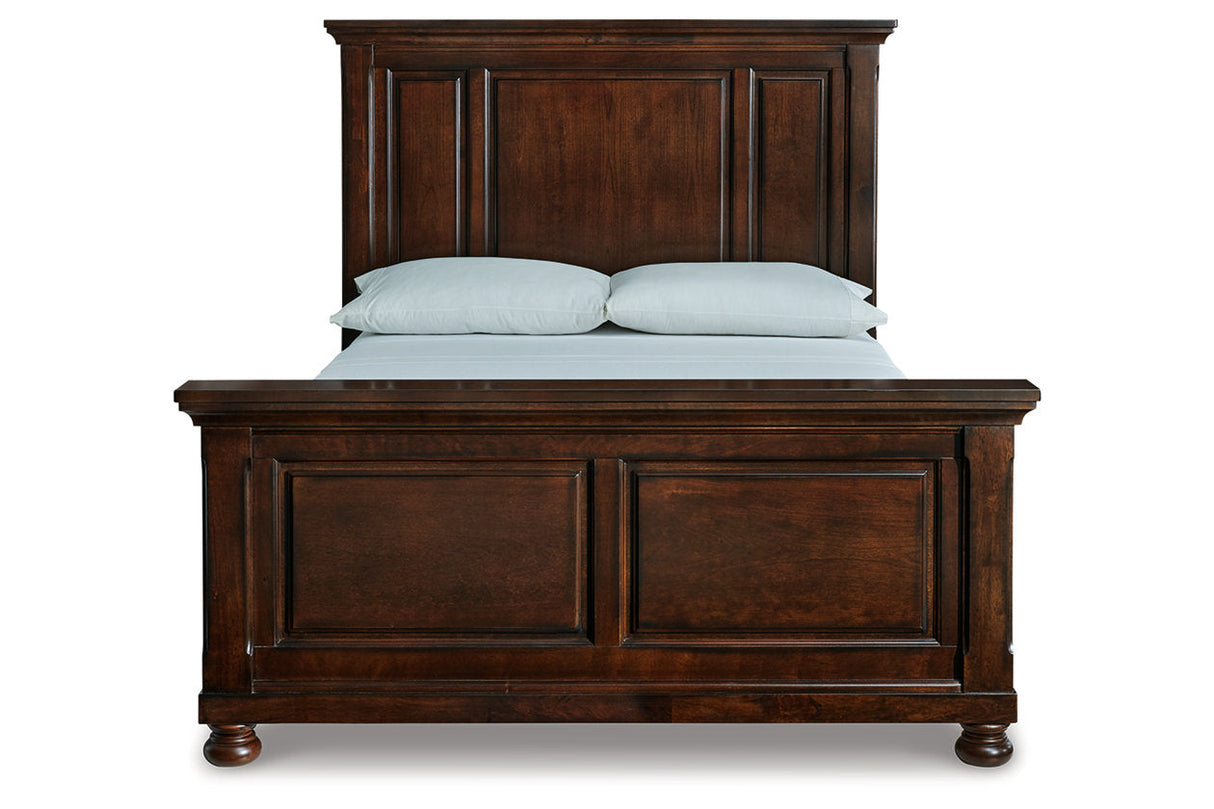 Porter Rustic Brown Queen Panel Bed from Ashley - Luna Furniture