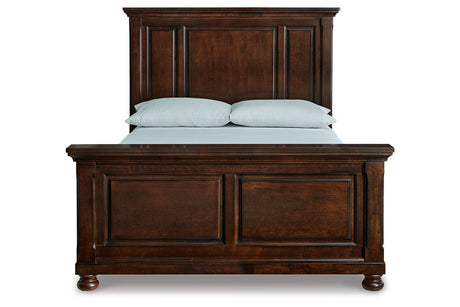 Porter Rustic Brown Queen Panel Bed from Ashley - Luna Furniture