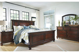 Porter Rustic Brown Queen Panel Bed from Ashley - Luna Furniture