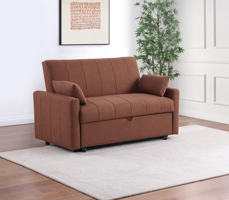 Portland Copper Boucle Sleeper Sofa Bed from Coaster - Luna Furniture