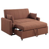 Portland Copper Boucle Sleeper Sofa Bed from Coaster - Luna Furniture