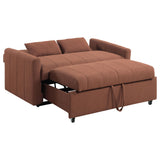 Portland Copper Boucle Sleeper Sofa Bed from Coaster - Luna Furniture