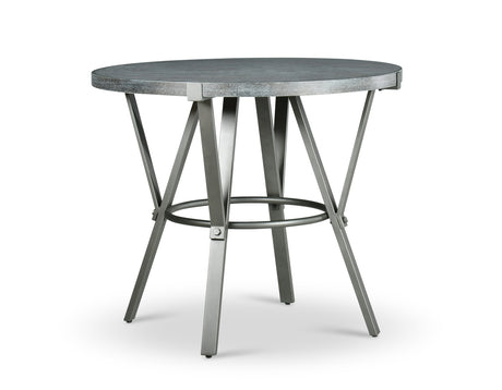 Portland Gray Round Counter Height Dining Set from Steve Silver - Luna Furniture
