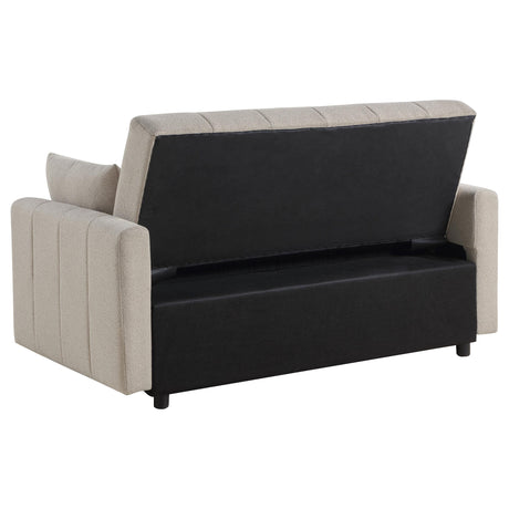 Portland Latte Boucle Sleeper Sofa Bed from Coaster - Luna Furniture
