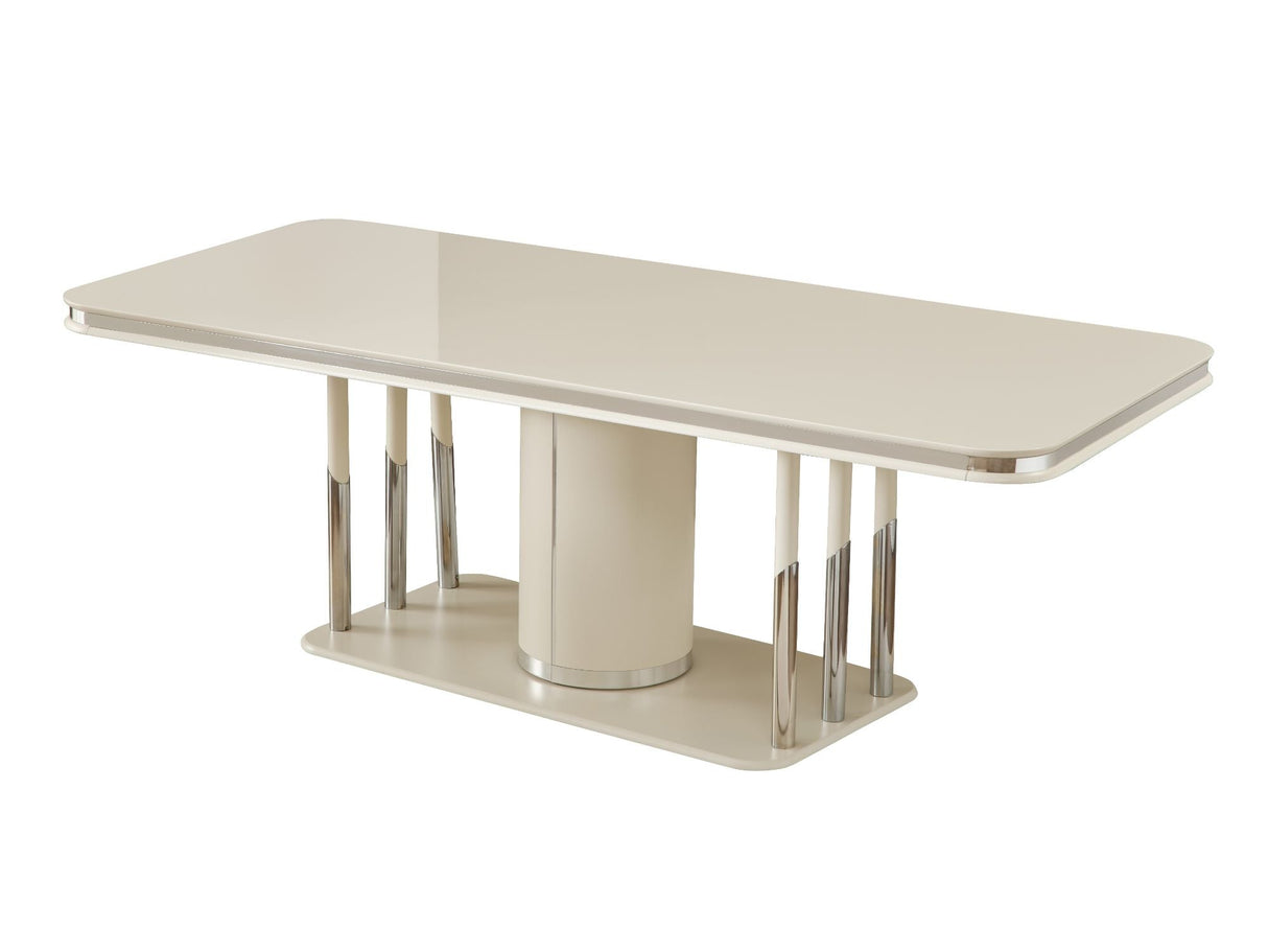 Prag Dining Table, Table 78" from Furnia - Luna Furniture