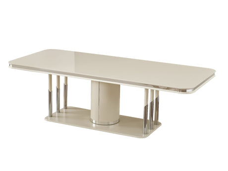 Prag Dining Table, Table 110" from Furnia - Luna Furniture