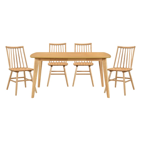 Pratter Natural Oak 59" Dining Table from Homelegance - Luna Furniture