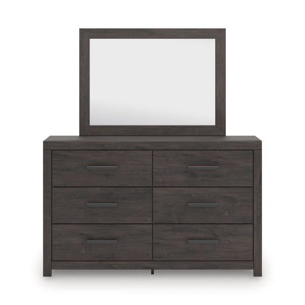Prendonea Charcoal Bedroom Mirror (Mirror Only)