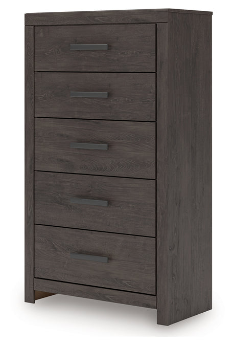 Prendonea Charcoal Youth Panel Bedroom Set from Ashley - Luna Furniture