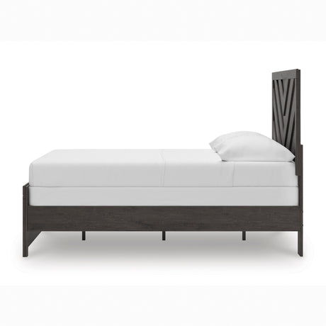 Prendonea Charcoal Full Panel Bed from Ashley - Luna Furniture
