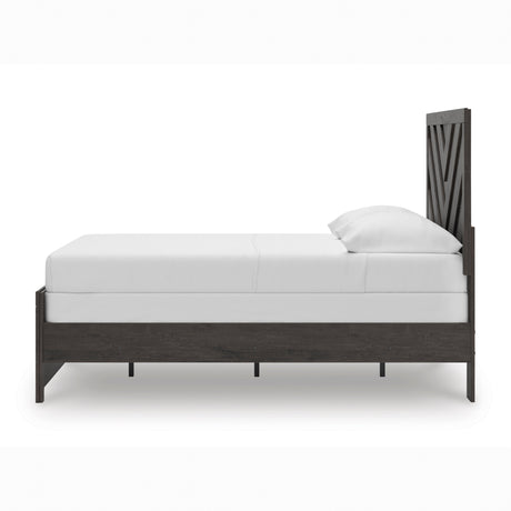 Prendonea Charcoal Full Panel Bed from Ashley - Luna Furniture