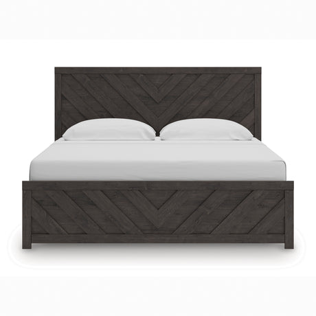 Prendonea Charcoal Panel Bedroom Set from Ashley - Luna Furniture