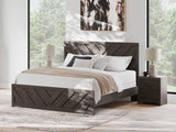 Prendonea Charcoal Panel Bedroom Set from Ashley - Luna Furniture