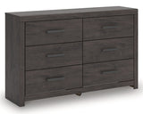 Prendonea Charcoal Panel Bedroom Set from Ashley - Luna Furniture