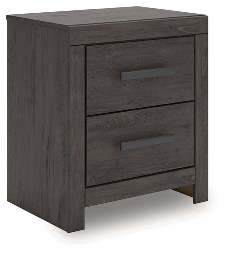 Prendonea Charcoal Panel Bedroom Set from Ashley - Luna Furniture