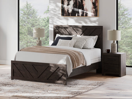 Prendonea Charcoal Panel Bedroom Set from Ashley - Luna Furniture
