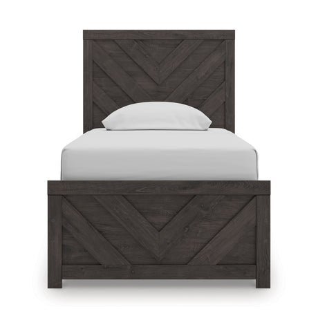 Prendonea Charcoal Youth Panel Bedroom Set from Ashley - Luna Furniture