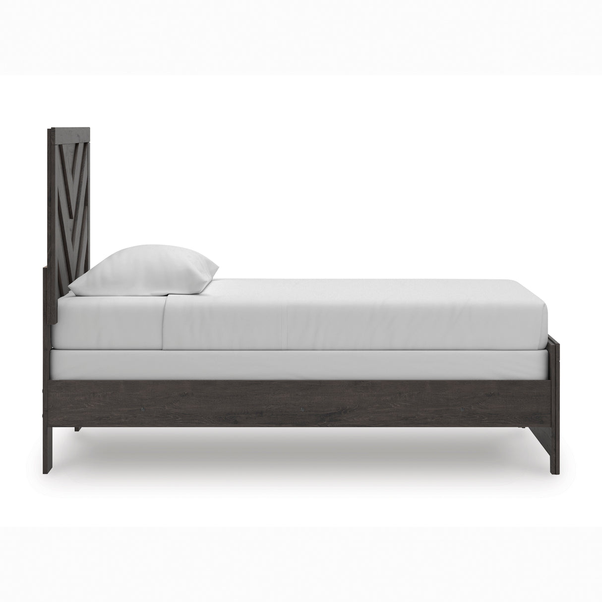 Prendonea Charcoal Twin Panel Bed from Ashley - Luna Furniture