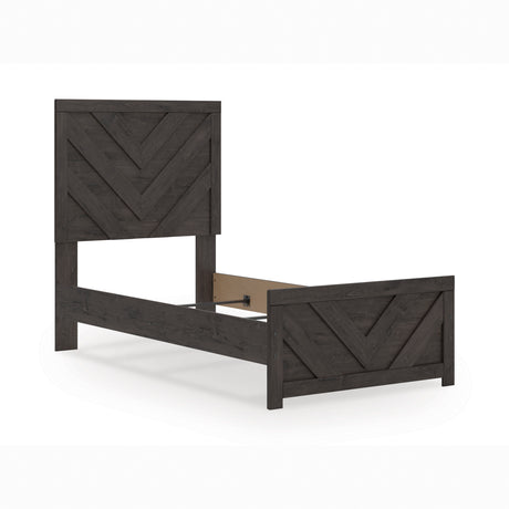 Prendonea Charcoal Youth Panel Bedroom Set from Ashley - Luna Furniture
