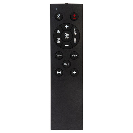 Preston Blue Upholstered California King Audio Fireplace Bed from Coaster - Luna Furniture