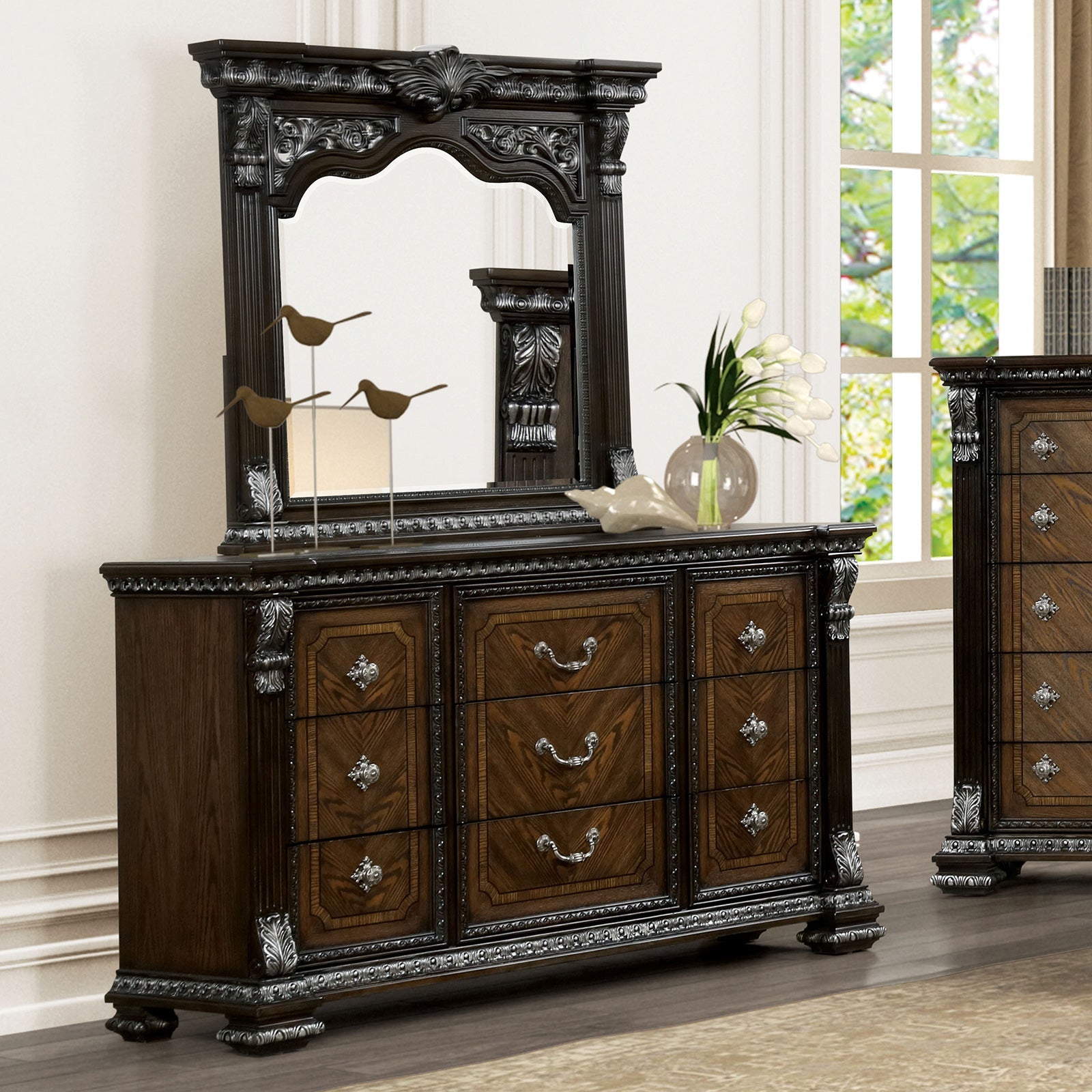 Promenade Espresso Dresser w/Jewelry Box Luna Furniture Promenade Espresso Dresser w/Jewelry Box Luna Furniture