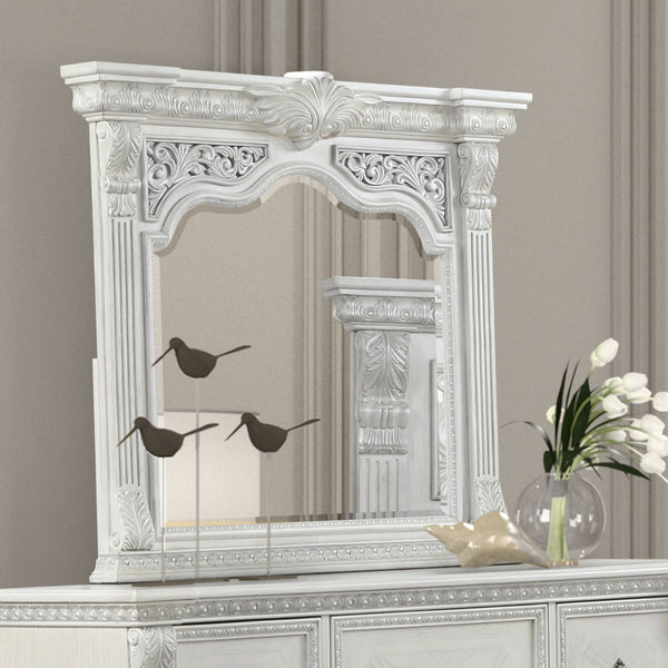 Promenade Wire Brushed White Mirror (Mirror Only)