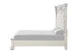 Promenade Wire Brushed White King Bed from Furniture of America - Luna Furniture