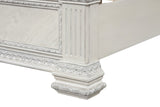 Promenade Wire Brushed White King Bed from Furniture of America - Luna Furniture