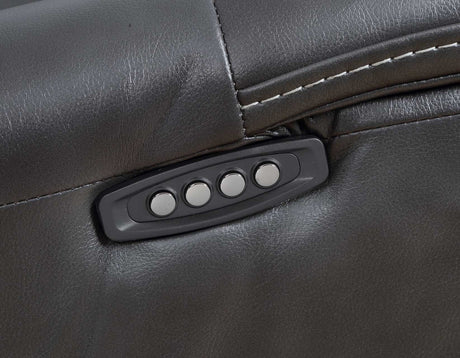 Provo Gray 6-Piece RAF Chaise Dual Power Reclining Sectional from Steve Silver - Luna Furniture